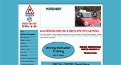 Desktop Screenshot of ladydrive.co.uk